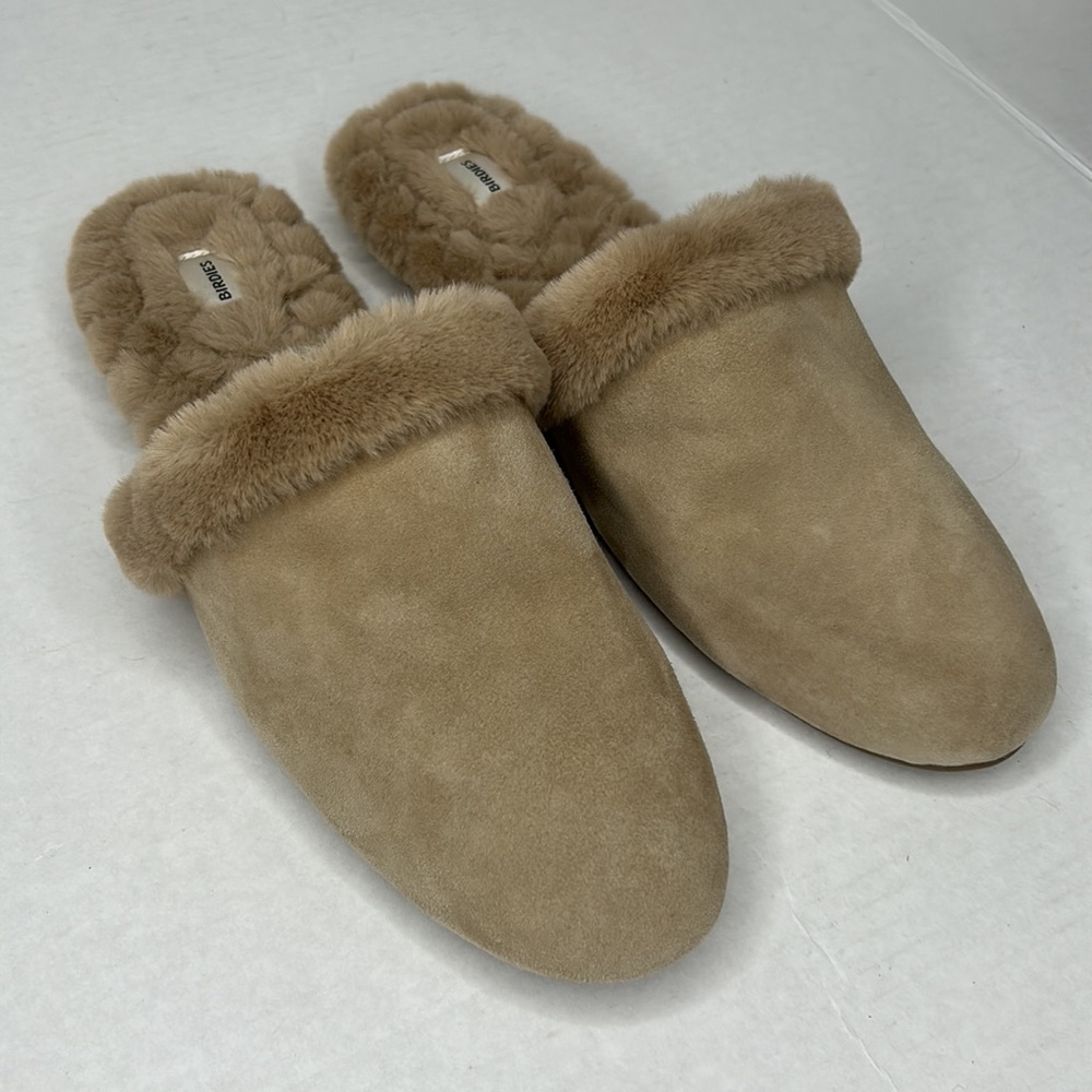 Birdies - Songbird, Leather & Faux Fur Mule, 12